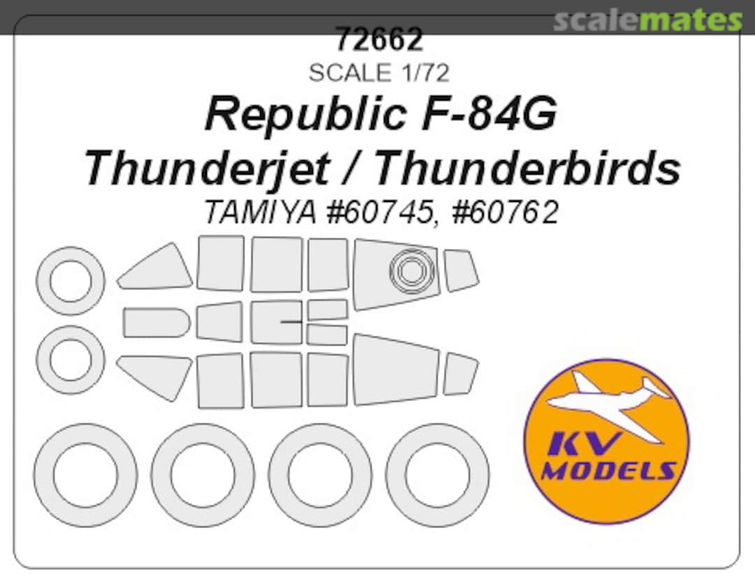 Boxart Republic F-84G Thunderjet 72662 KV Models