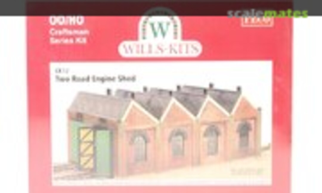 1:76 Two Road Engine Shed (WILLS CK12) CK12