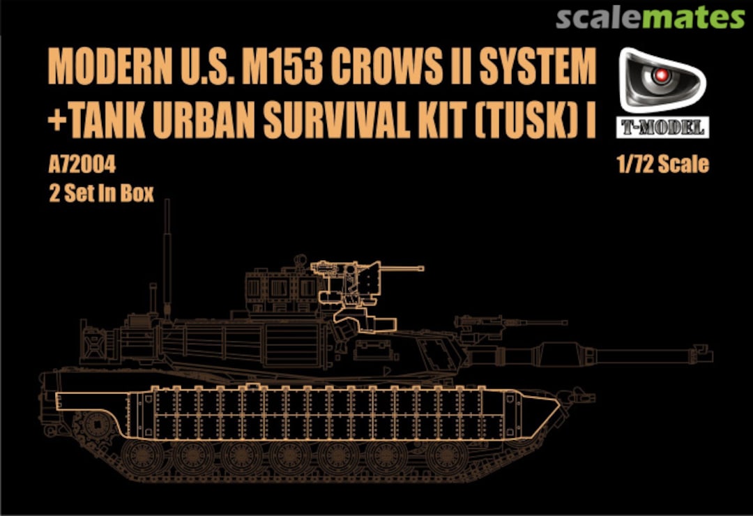 Boxart Modern U.S. M153 CROWS II System + Tank Urban Survival Kit (TUSK) I A72004 T-Model Boxart Modern U.S. M153 CROWS II System + Tank Urban Survival Kit (TUSK) I A72004 T-Model