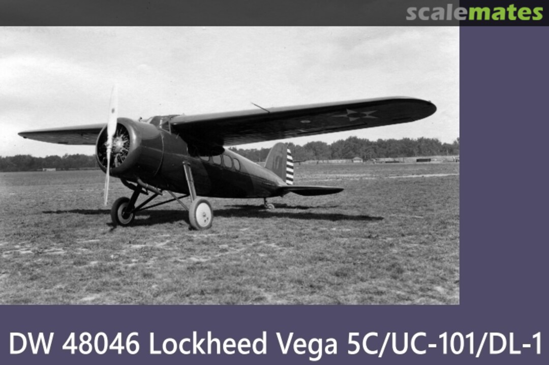 Boxart Lockheed Vega 5C/UC-101/DL-1 DW48-2021A Dora Wings