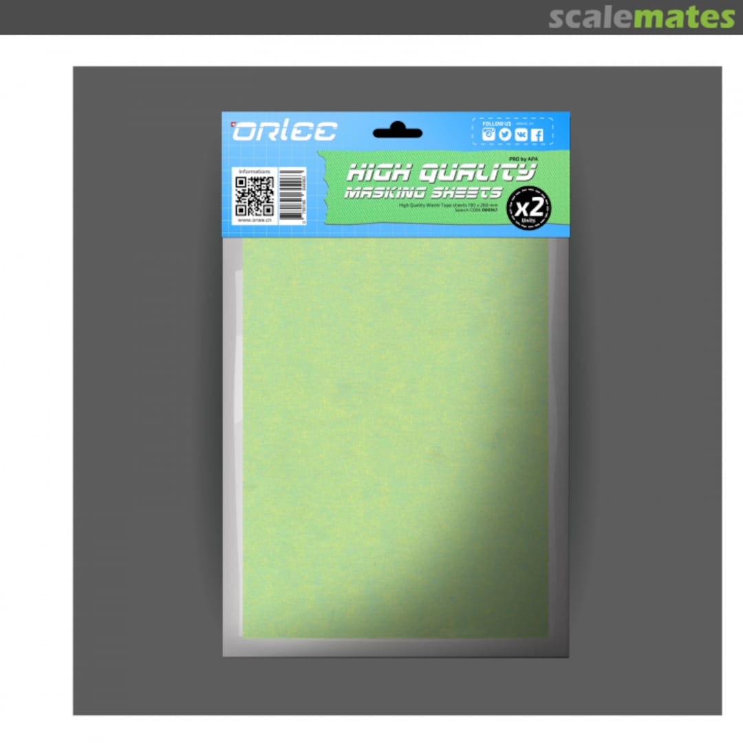 Boxart High Quality Masking Sheets 000147 Orlee Boxart High Quality Masking Sheets 000147 Orlee