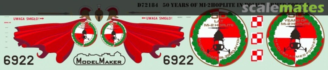 Boxart Mi-2 50 years in Polish Armed Forces D72184 ModelMaker