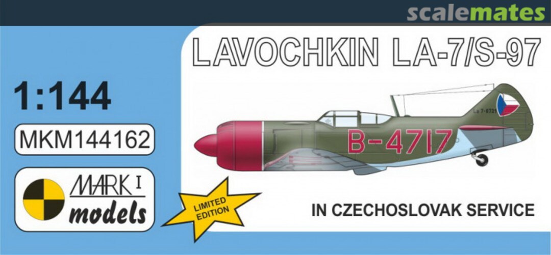 Boxart Lavochkin La-7/S-97 ‘In Czechoslovak Service' MKM144162 Mark I Models