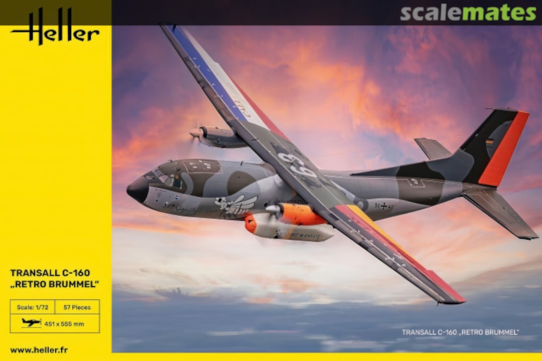 Boxart Transall C-160 "Retro Brummel" 80358 Heller Boxart Transall C-160 "Retro Brummel" 80358 Heller