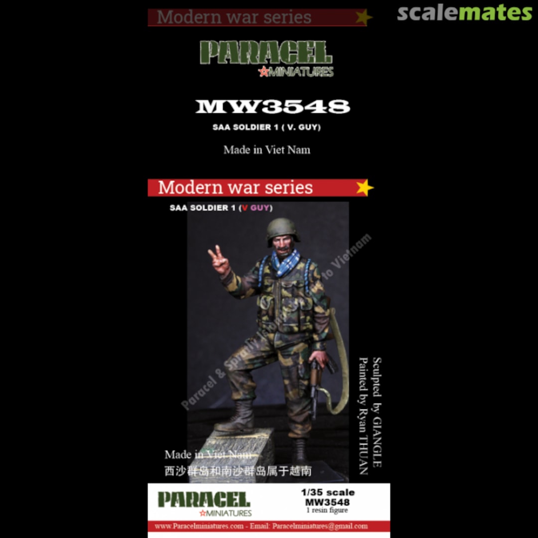 Boxart SAA Soldier 1 MW3548 Paracel Miniatures