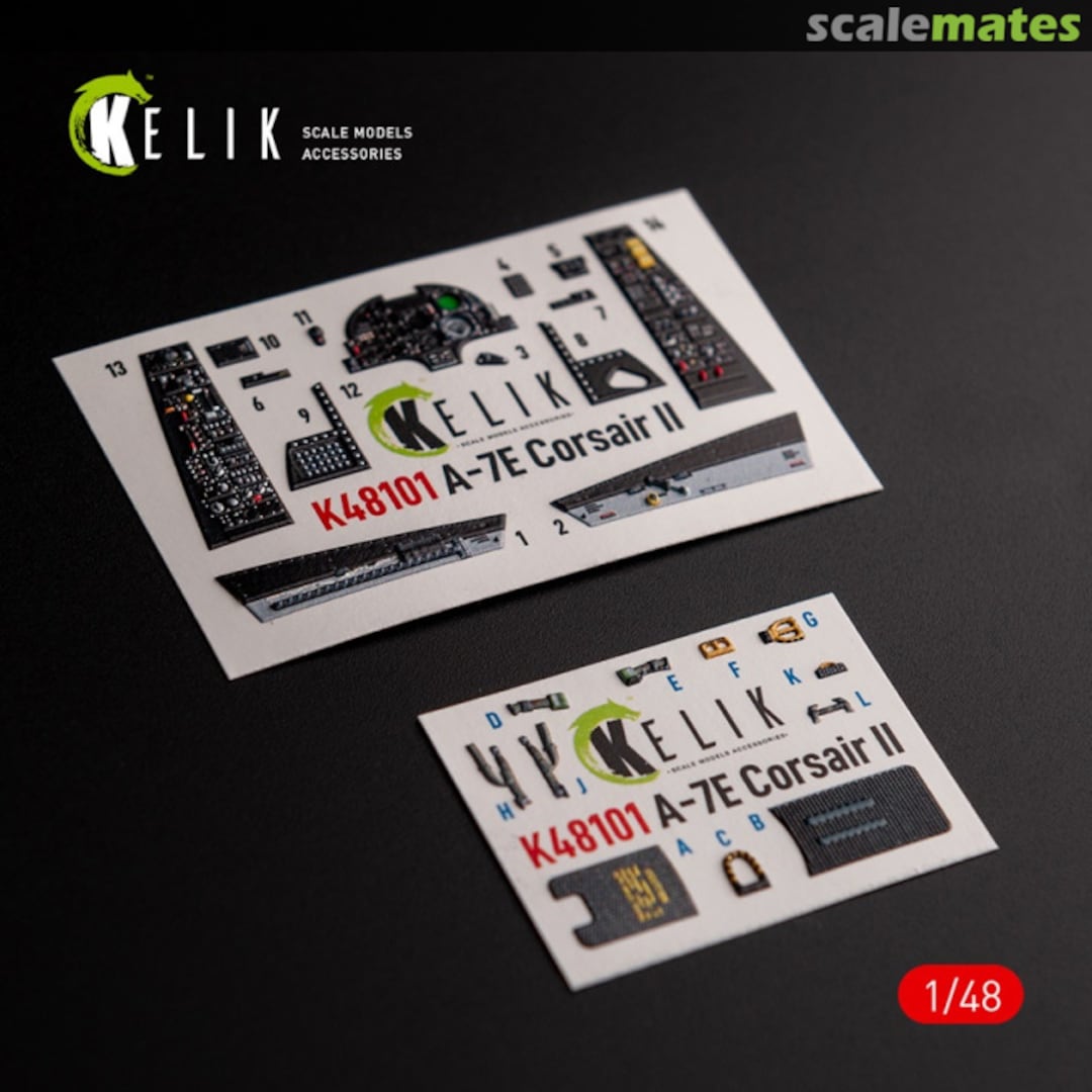 Boxart A-7E Corsair II Interior K48101 Kelik Boxart A-7E Corsair II Interior K48101 Kelik