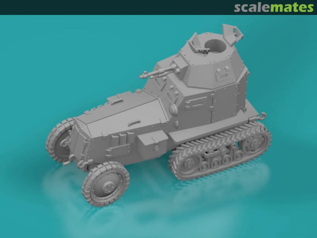 Boxart Half-track Wz.28 - Armored car model 28 - open hatch 48011116 EMP3d Boxart Half-track Wz.28 - Armored car model 28 - open hatch 48011116 EMP3d