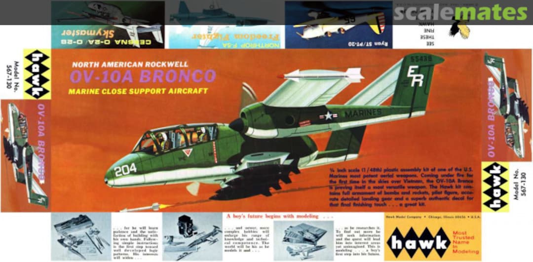 Boxart OV-10A Bronco 567-130 Hawk Boxart OV-10A Bronco 567-130 Hawk