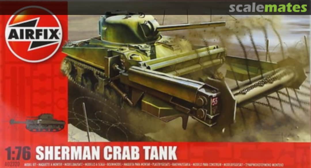 Boxart Sherman Crab Tank A02320 Airfix Boxart Sherman Crab Tank A02320 Airfix