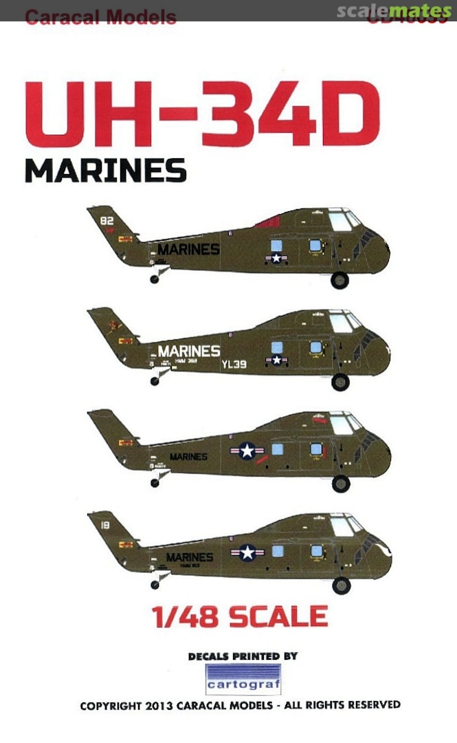 Boxart UH-34D CD48039 Caracal Models Boxart UH-34D CD48039 Caracal Models