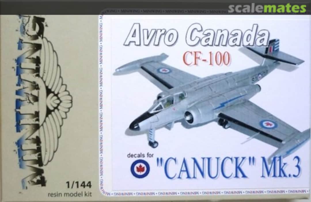 Boxart Avro Canada CF-100 "Canuck" Mk.3 Mini057 Miniwing Boxart Avro Canada CF-100 "Canuck" Mk.3 Mini057 Miniwing