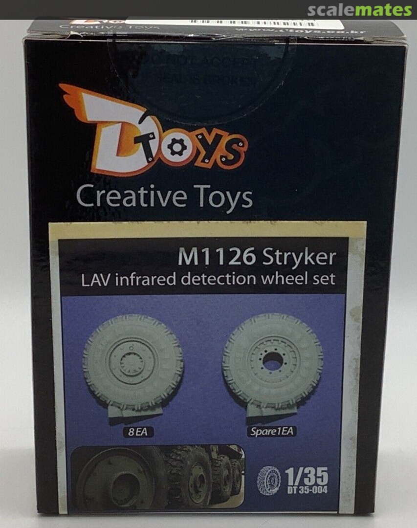 Boxart M1126 Stryker LAV Infrqred Detection Wheel Set (for AFV Club) DT35-004 Division Miniature Boxart M1126 Stryker LAV Infrqred Detection Wheel Set (for AFV Club) DT35-004 Division Miniature