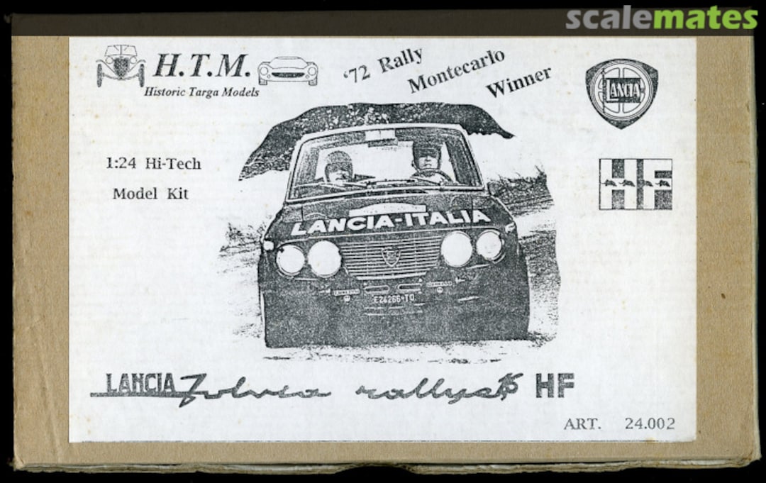 Boxart Lancia Fulvia Rallye 1.6 HF 24.002 Historic Targa Models Boxart Lancia Fulvia Rallye 1.6 HF 24.002 Historic Targa Models