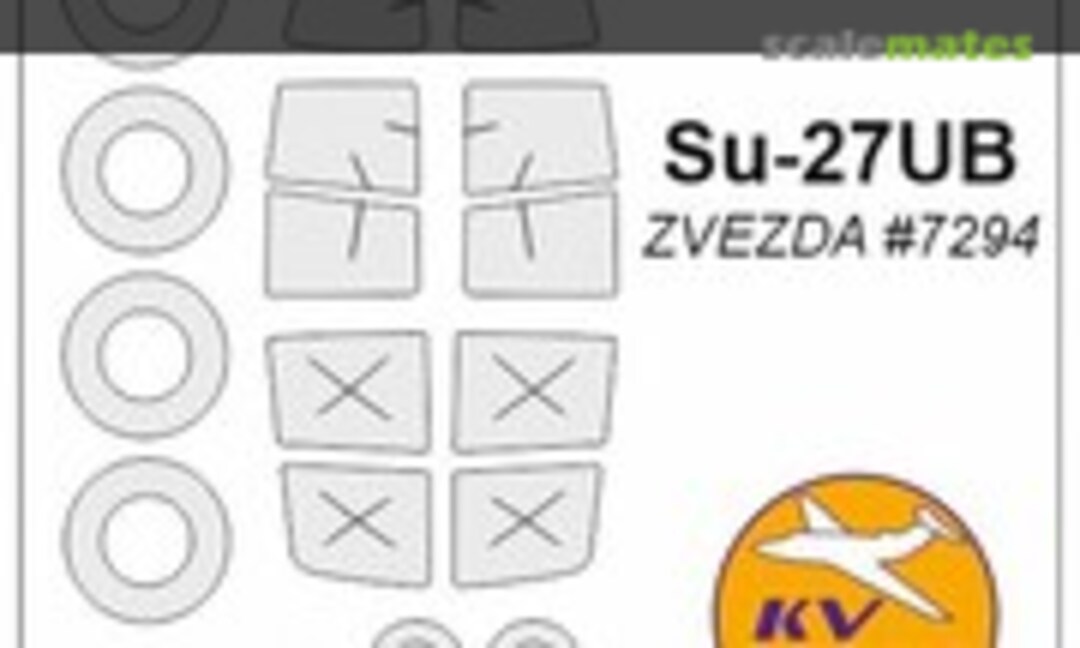 1:72 Su-27UB masks (KV Models 72669) 72669