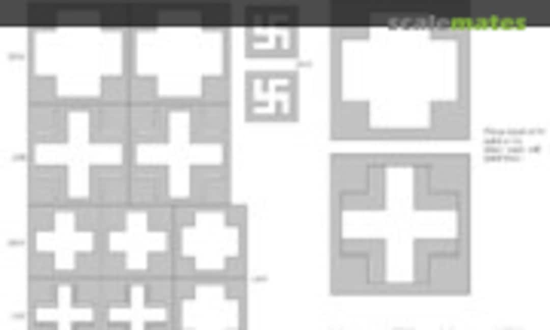 1:48 Ju 88D-1 MARKING kabuki masks (New Ware NWAM0659) NWAM0659