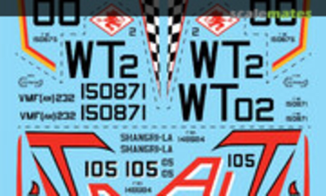 1:48 F-8E Crusaders (Microscale AC48-0054) AC48-0054