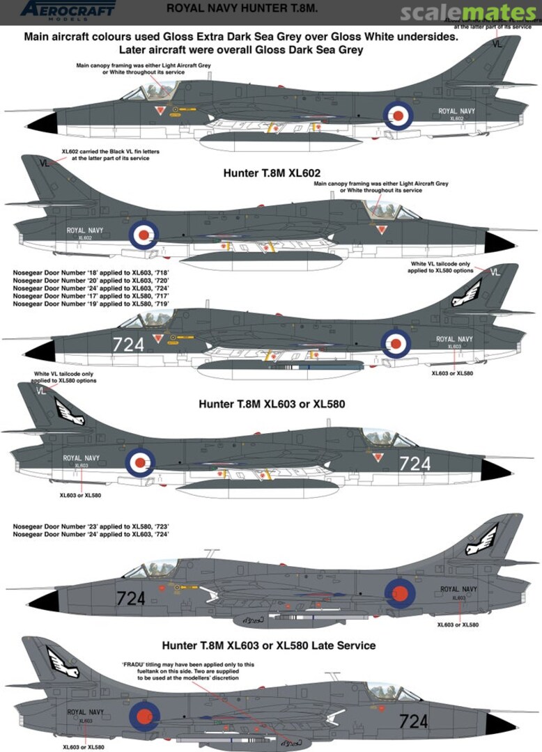 Boxart Royal Navy Hunter T.8M Conversion Set ACM-480xx Aerocraft Models Boxart Royal Navy Hunter T.8M Conversion Set ACM-480xx Aerocraft Models