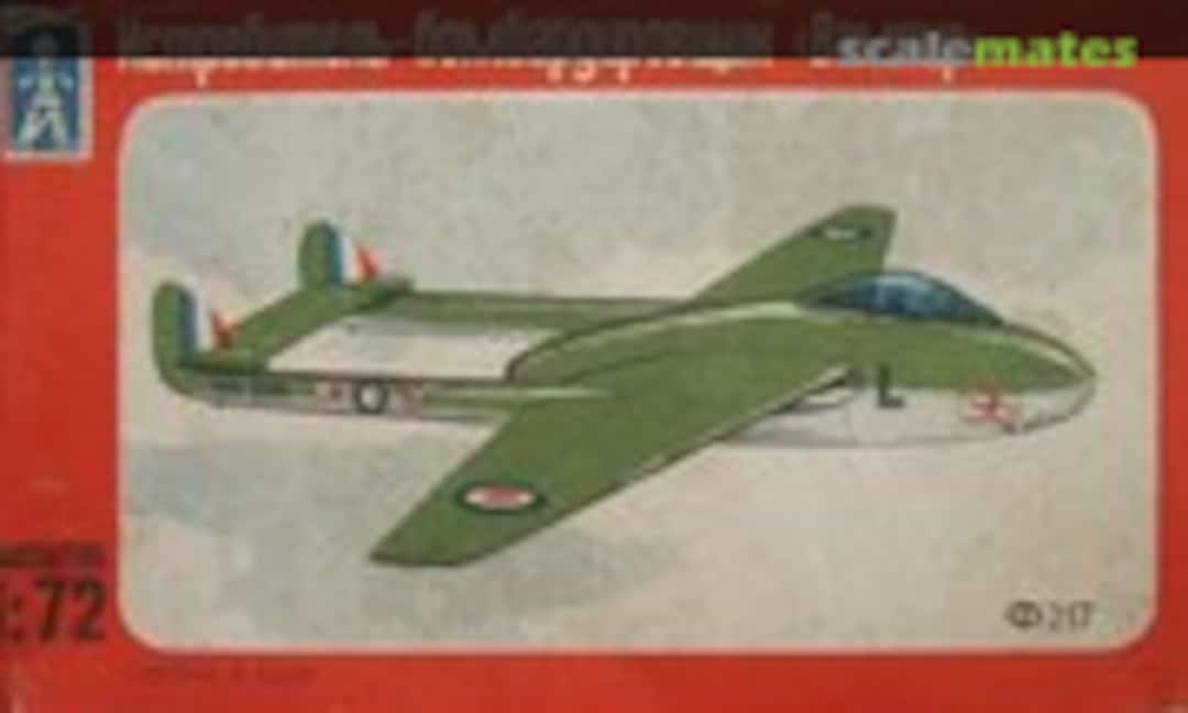 1:72 Истребитель-бомбардировщик «Вампир» (BFI Baku Toys Factory (БФИ) F217)