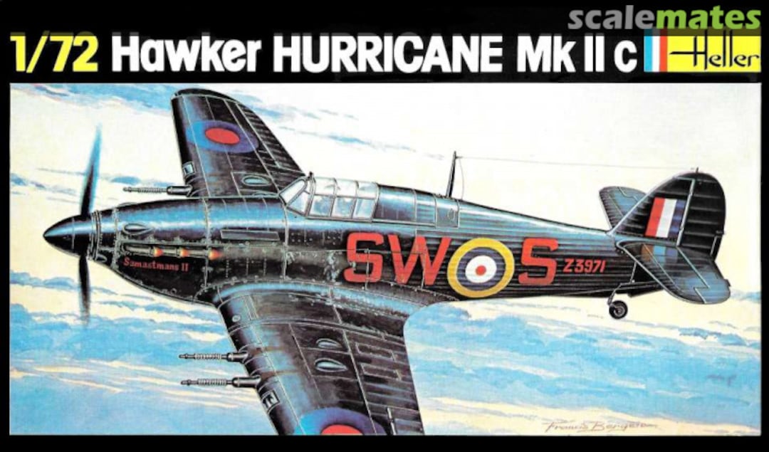 Boxart Hawker Hurricane Mk II c 269 Heller Boxart Hawker Hurricane Mk II c 269 Heller