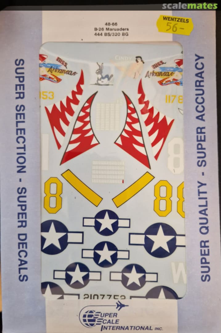 Boxart B-26B / C Marauder 48-66 SuperScale International Boxart B-26B / C Marauder 48-66 SuperScale International