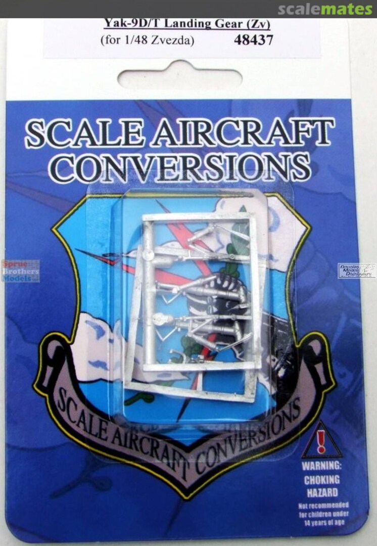 Boxart Yak-9D/T landing gear 48437 Scale Aircraft Conversions Boxart Yak-9D/T landing gear 48437 Scale Aircraft Conversions