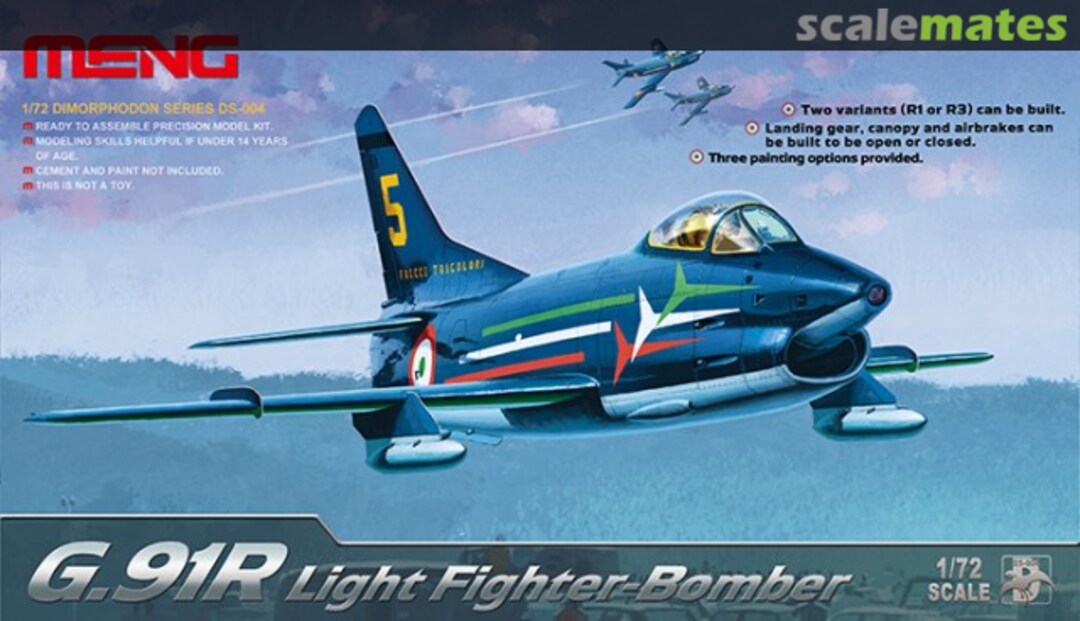 Boxart Fiat G.91R DS-004 (later) Meng Model Boxart Fiat G.91R DS-004 (later) Meng Model