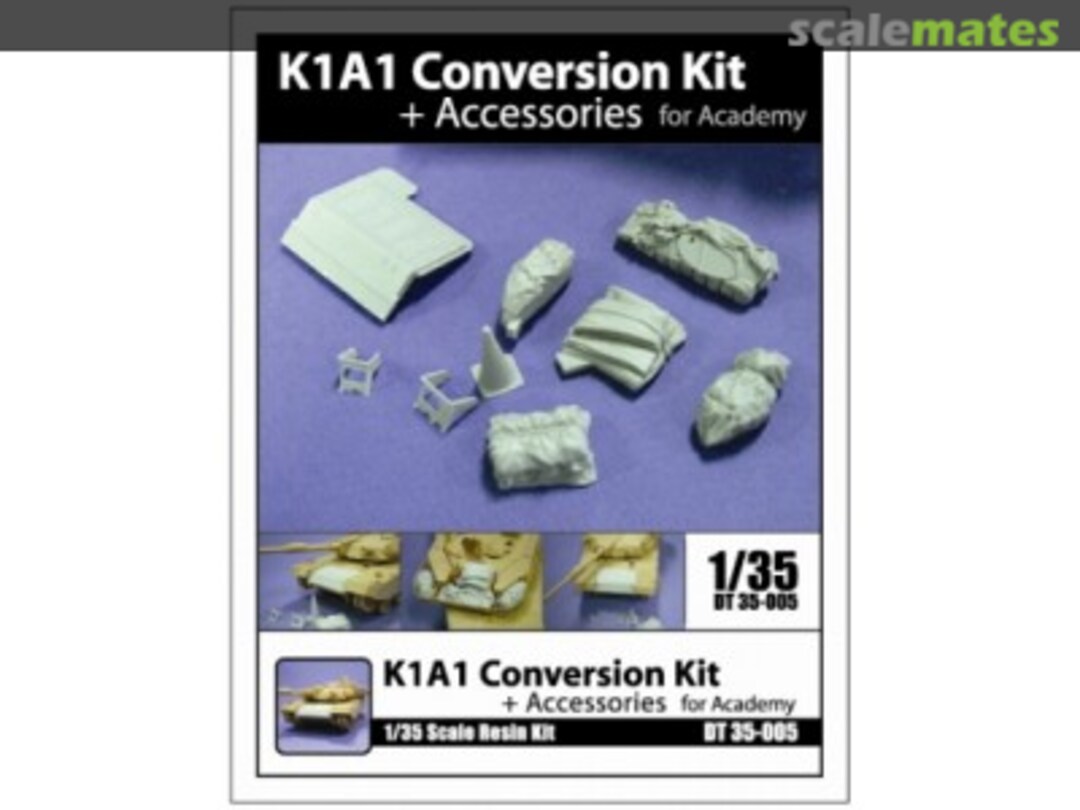 Boxart K1A1 Conversion Kit & Accessories DT35-005 Division Miniature Boxart K1A1 Conversion Kit & Accessories DT35-005 Division Miniature