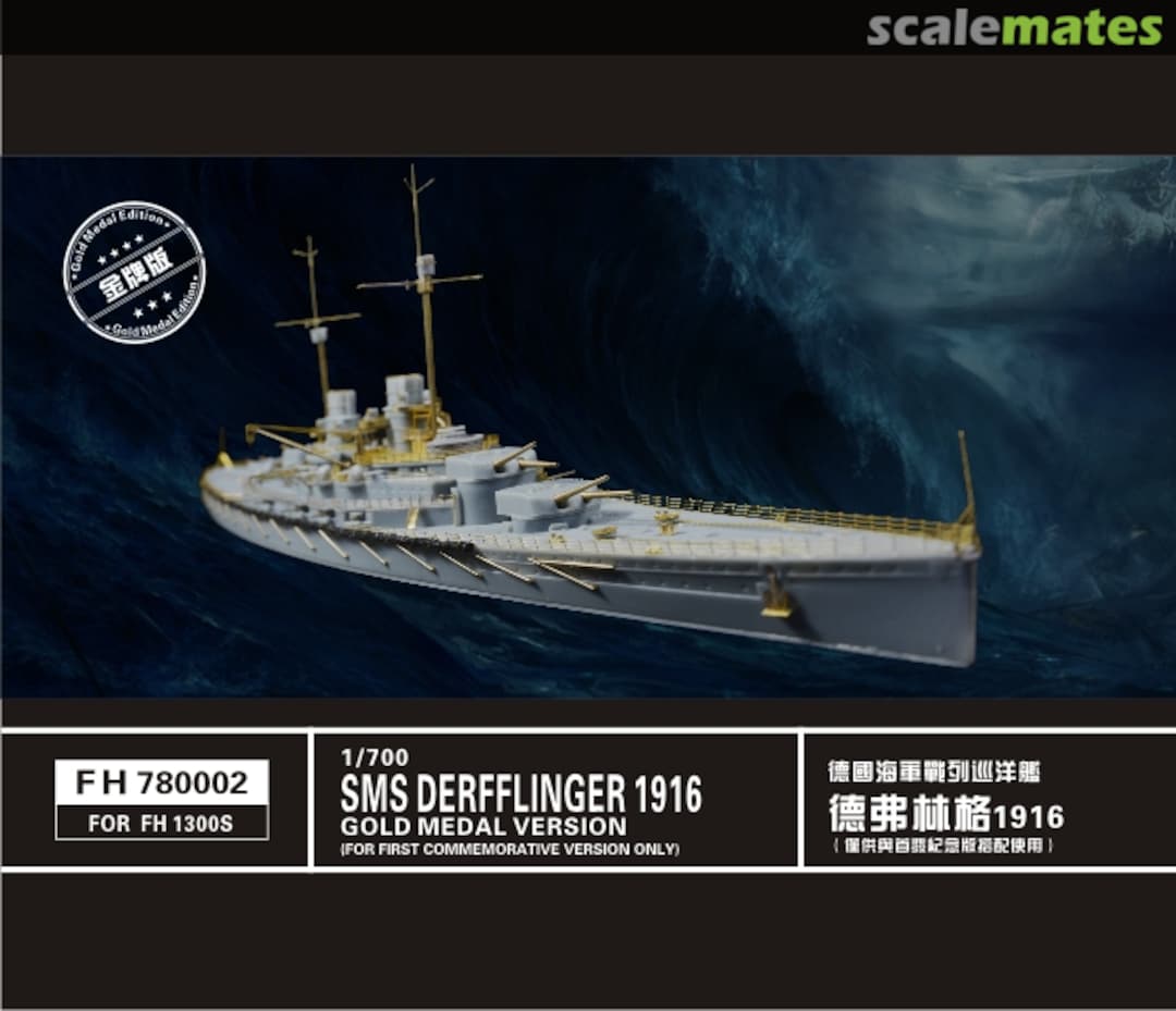 Boxart SMS Derfflinger 1916 (Gold Medal Edition) FH780002 FlyHawk Model Boxart SMS Derfflinger 1916 (Gold Medal Edition) FH780002 FlyHawk Model
