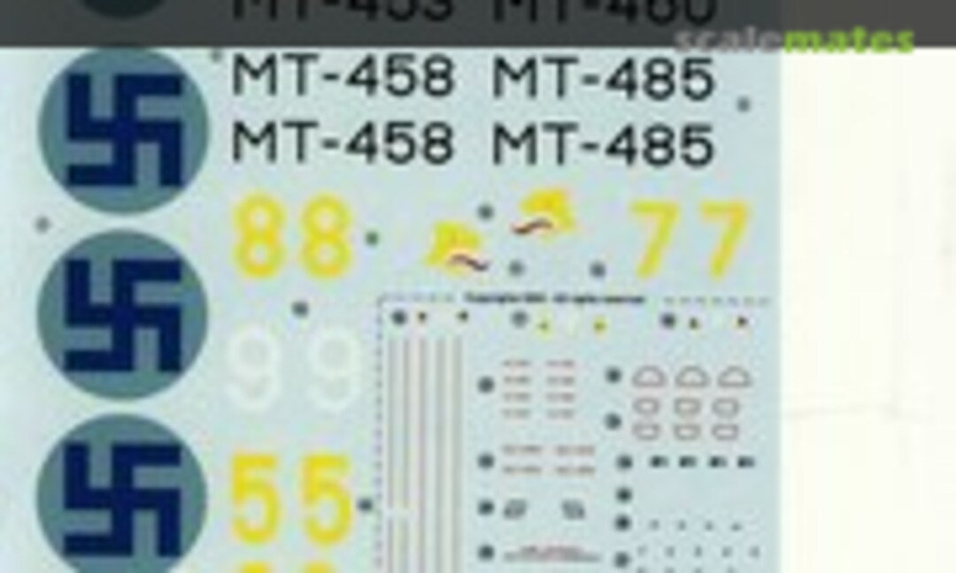 1:32 Messerschmitt Me109 G-6 Ilmavoimat 1943-44 (Model Design Construction D32001) D32001