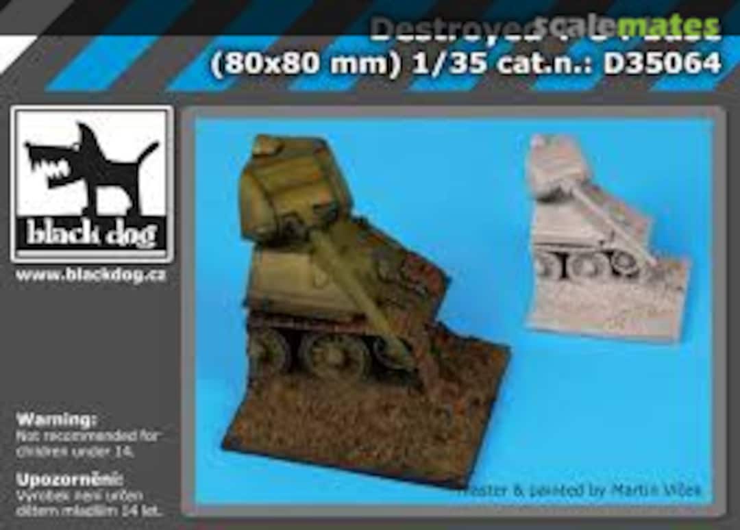 Boxart Destroyed T 34 base D35064 Black Dog Boxart Destroyed T 34 base D35064 Black Dog