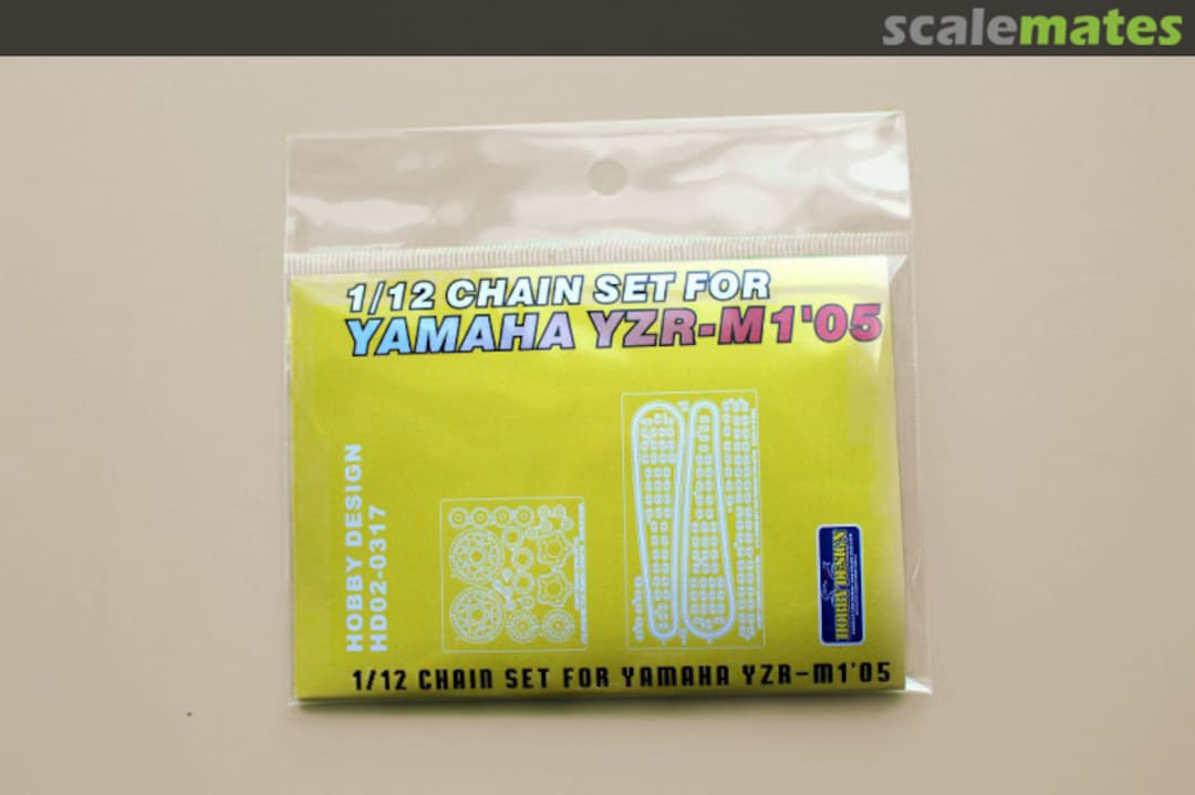 Boxart Yamaha YZR-M1 2005 Chain Set HD02-0317 Hobby Design Boxart Yamaha YZR-M1 2005 Chain Set HD02-0317 Hobby Design