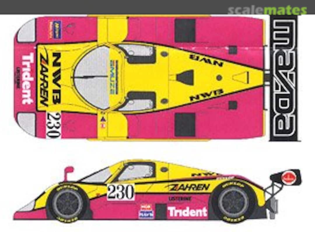 Boxart NWB 767B 1992 Decal Set SHK-D306 Shunko Models