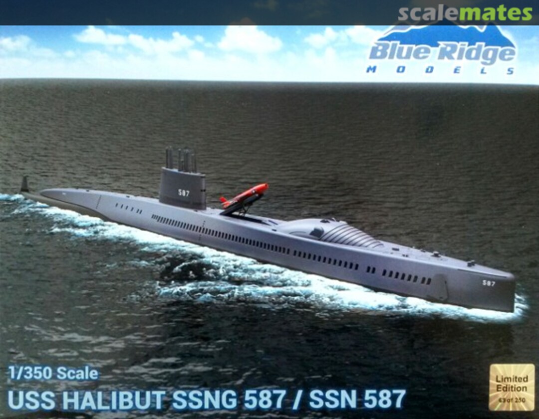 Boxart USS Halibut SSGN 587/SSN 587 BRM-35032 Blue Ridge Models Boxart USS Halibut SSGN 587/SSN 587 BRM-35032 Blue Ridge Models