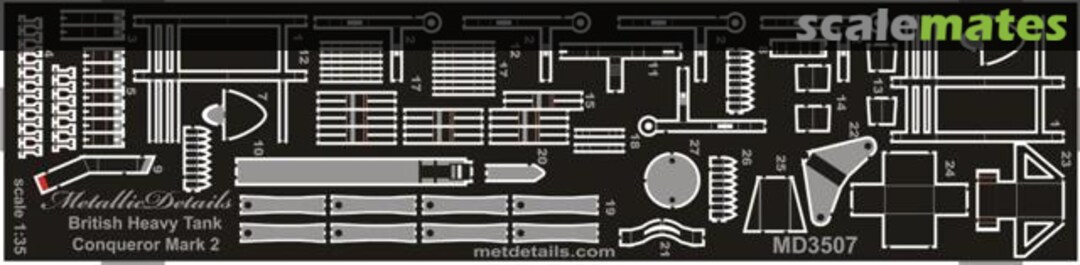 Boxart Conqueror Mark 2 MD3507 Metallic Details
