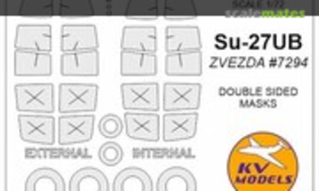 1:72 Su-27UB masks (KV Models 72669-1) 72669-1