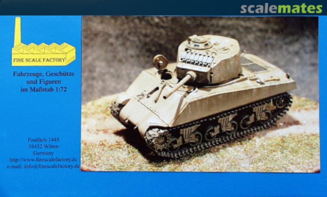 Boxart Sherman M4A3E2 Jumbo TL 020 Fine Scale Factory
