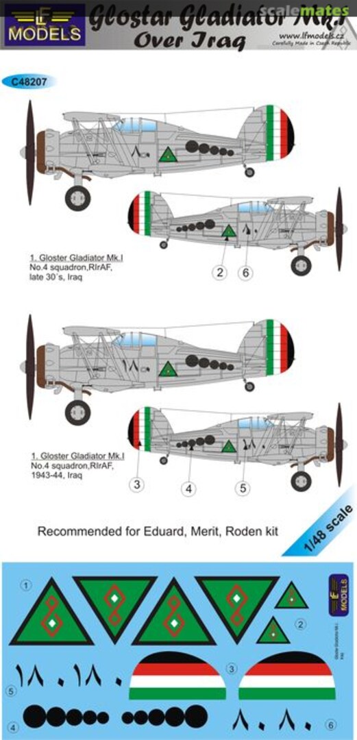 Boxart Gloster Gladiator Mk.1 C48207 LF Models Boxart Gloster Gladiator Mk.1 C48207 LF Models