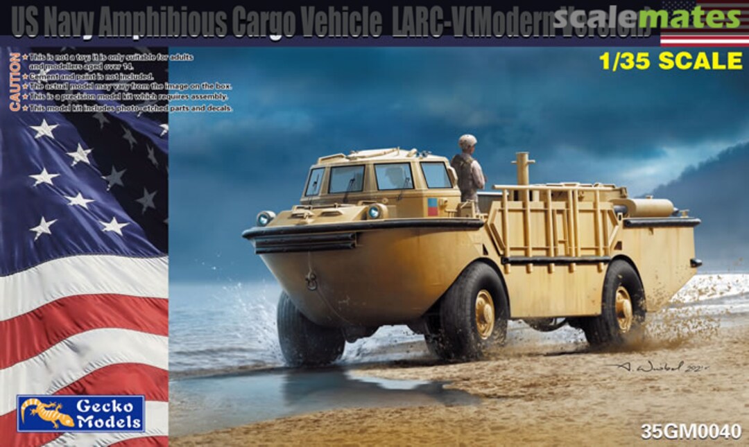 Boxart Amphibious Cargo Vehicle LARC-V 35GM0040 Gecko Models Boxart Amphibious Cargo Vehicle LARC-V 35GM0040 Gecko Models