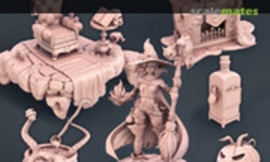 Witch Full Set (STL Miniatures STL0065)