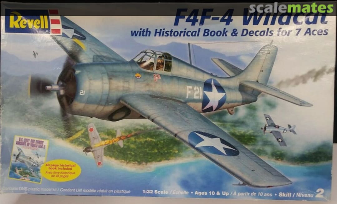Boxart F4F-4 Wildcat 85-6876 Revell Boxart F4F-4 Wildcat 85-6876 Revell