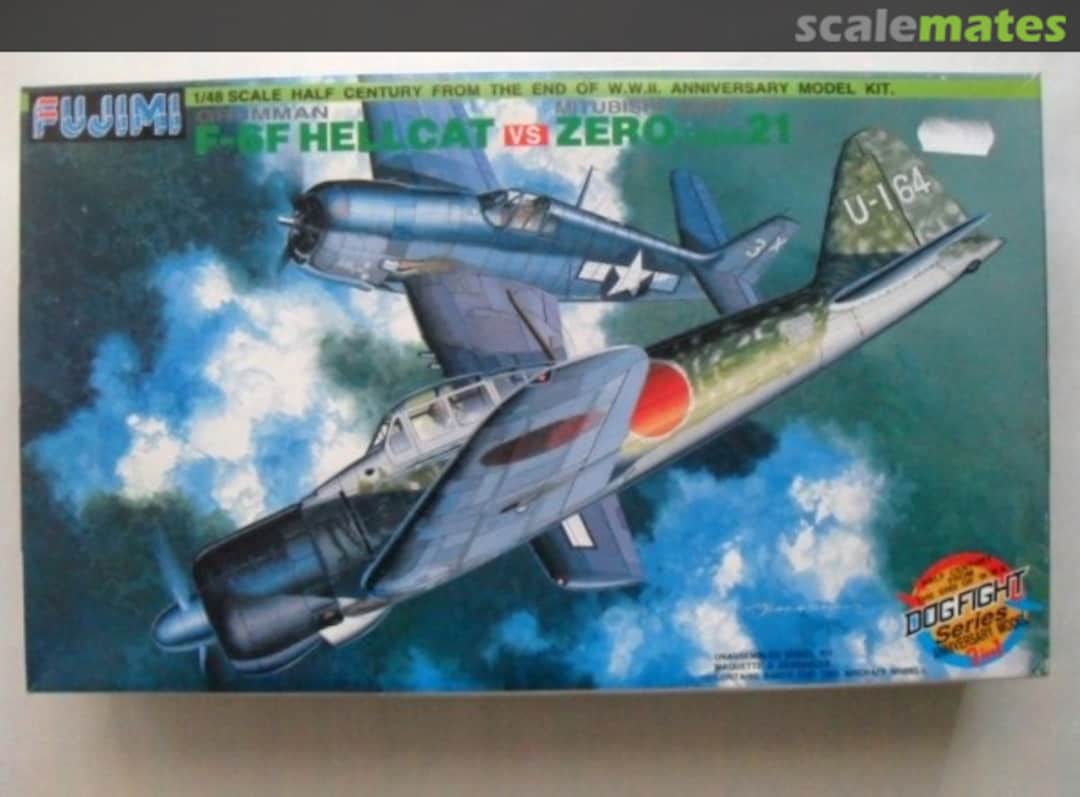 Boxart F-6F Hellcat vs A6M2 Zero Type 21 35509 Fujimi Boxart F-6F Hellcat vs A6M2 Zero Type 21 35509 Fujimi