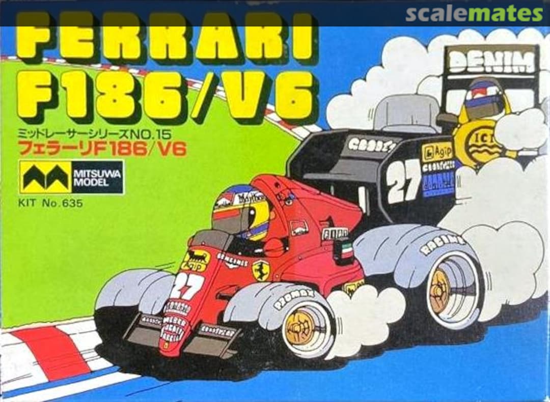 Boxart Ferrari F186/V6 15 Mitsuwa Model Boxart Ferrari F186/V6 15 Mitsuwa Model
