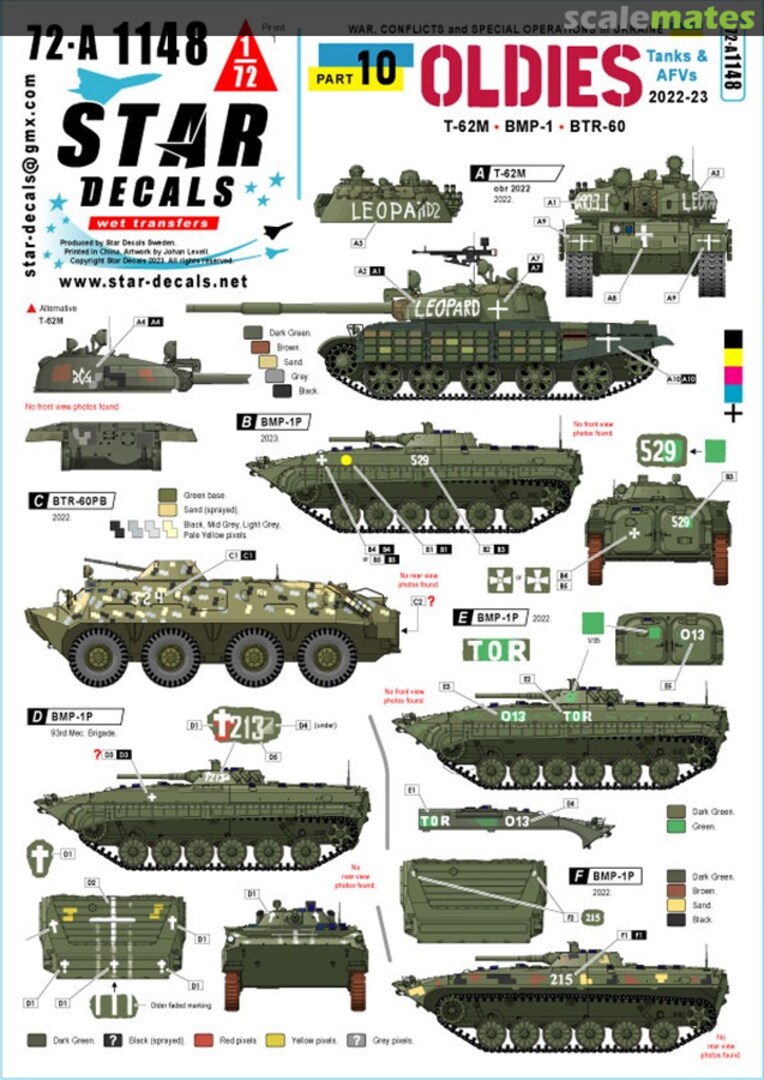 Boxart War, Conflicts and Special Operations in Ukraine Part 10 72-A1148 Star Decals Boxart War, Conflicts and Special Operations in Ukraine Part 10 72-A1148 Star Decals