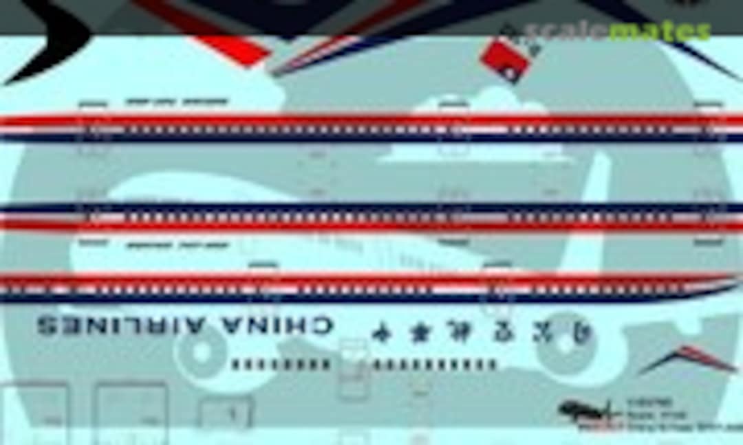 1:144 China Airlines Boeing 747-400 (V1 Decals V1D0765-144) V1D0765-144