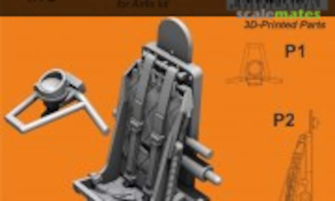 1:72 Typhoon Mk.I Gun Sight and Seat Correction Set (CMK P72013) P72013