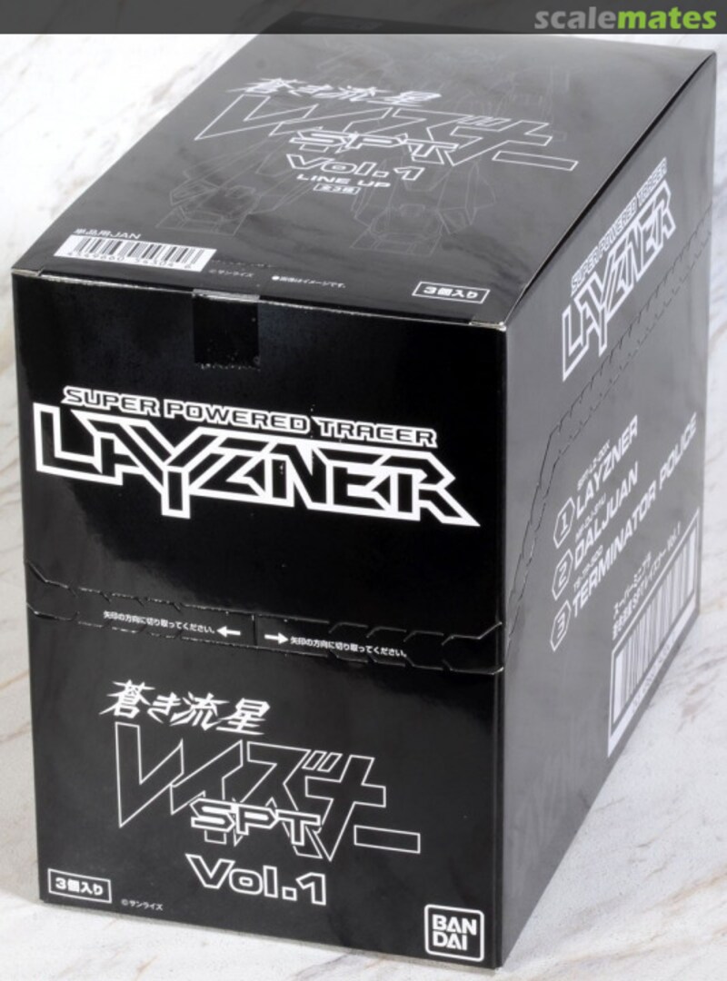 Boxart Super MiniPla Blue Meteor SPT Layzner Vol.1: 1Box (3pcs) 0254304 Bandai Boxart Super MiniPla Blue Meteor SPT Layzner Vol.1: 1Box (3pcs) 0254304 Bandai