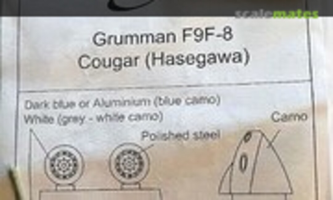 1:72 Grumman F9F-8 Cougar (Scale Resin 7317)