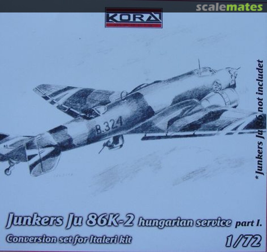 Boxart Junkers Ju-86K-2 Hungarian service C7224 Kora Models Boxart Junkers Ju-86K-2 Hungarian service C7224 Kora Models