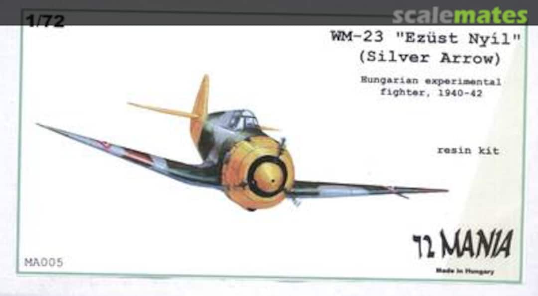 Boxart WM-23 "Ezüst Nyíl" (Silver Arrow) MA005 72 Mania Boxart WM-23 "Ezüst Nyíl" (Silver Arrow) MA005 72 Mania