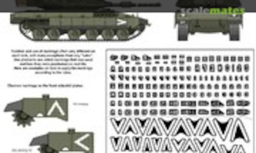 1:72 Israeli Tanks Part 1 (Bison Decals 72035) 72035